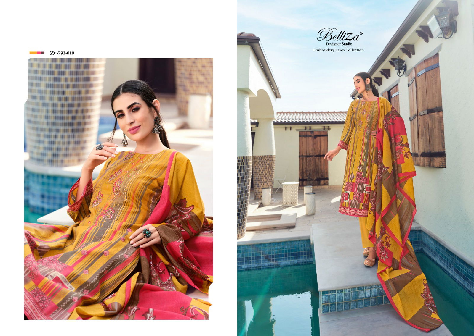 Shaheena By Belliza Readymade Printed Suits Catalog
